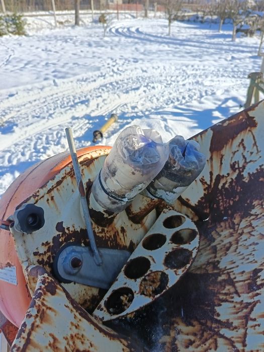 Moara cereale după tractor