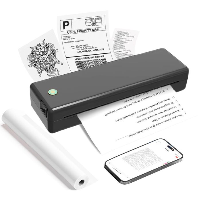 А4 portable thermal printer