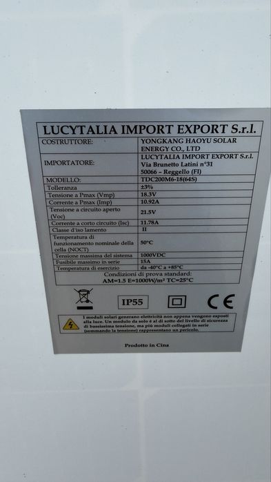 Panou fotovoltaic 200w pt rulota, nou