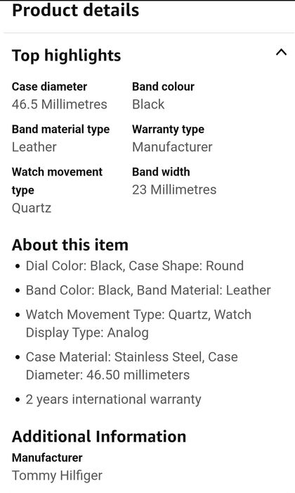 Оригинален мъжки часовник Tommy Hilfiger