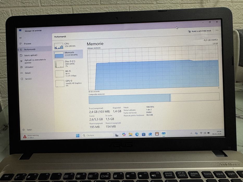 Laptop ASUS I3 15,6”