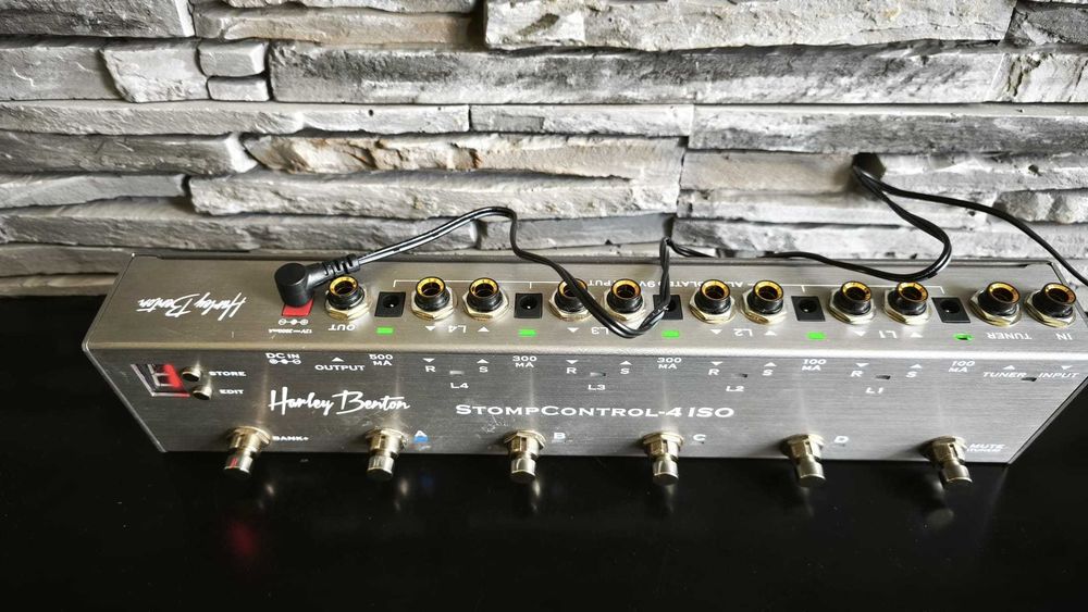 Alimentator pedale chitara Harley Benton StompControl-4 ISO controler MIDI