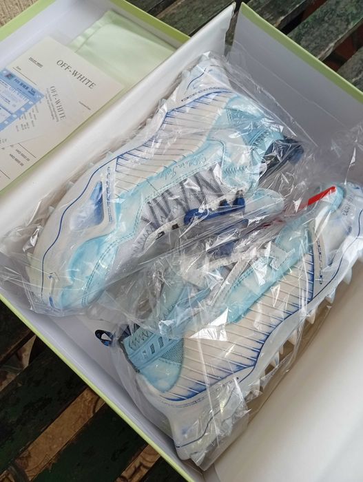 OFF-WHITE ODSY-1000 Blue Overdye pantofi sport Unisex mas. 38 SI 39