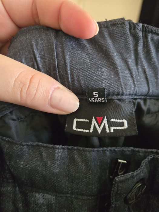 Детски ски панталон CMP черен 5г.
