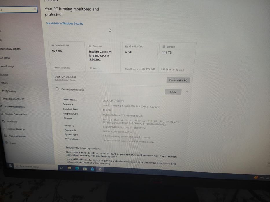 Vand calculator gaming+ monitor