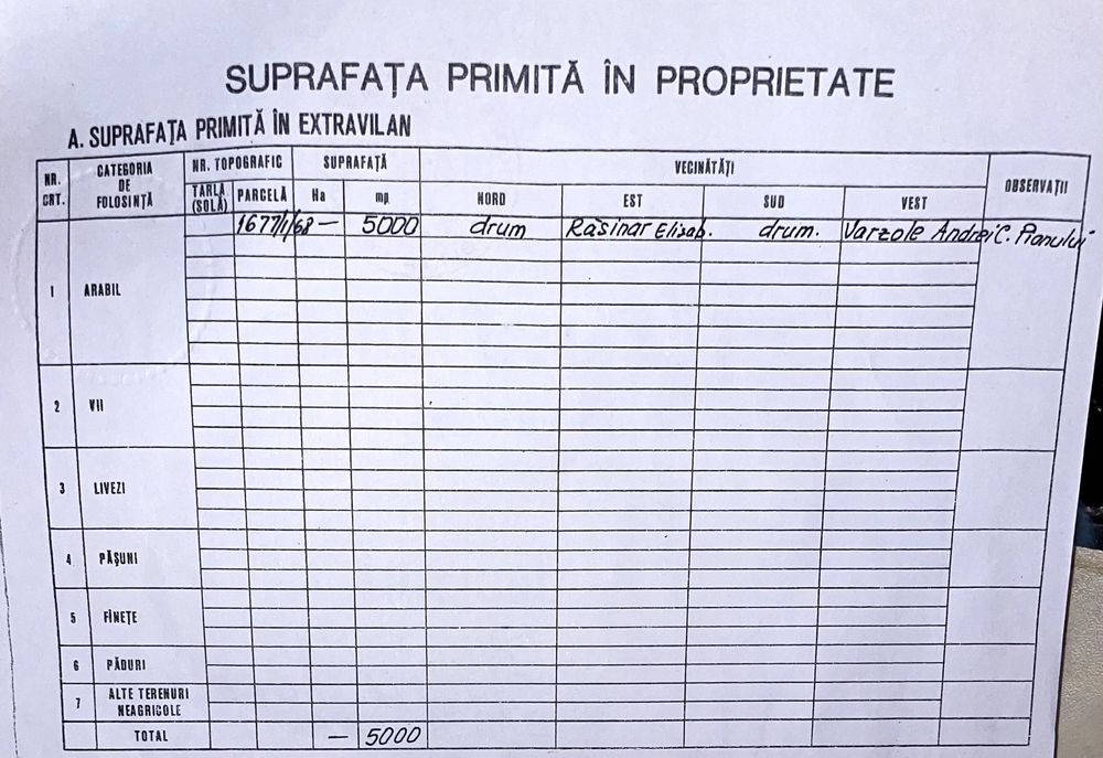 Teren extravilan Sebes, restaurant Mirage,Pianu - utilitati/curent/apa