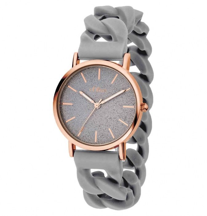 Нов дамски силиконов часовник s. Oliver