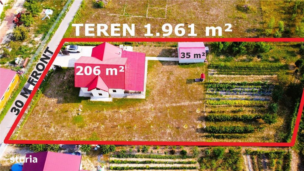 Casa de familie cu 5 dormitoare | Teren 1.961 mp
