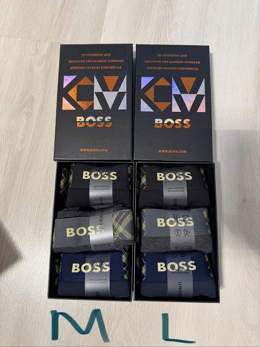 Boxeri - set 3 perechi 95% bumbac