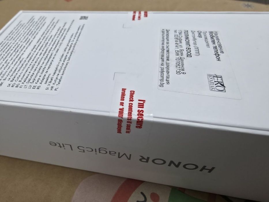 ЗАПЕЧАТАН 256GB Honor Magic 5 Lite 5G A1 Гаранция 2026г. Green / Зелен