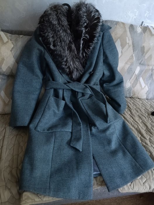 Пальто зимнее натуральное