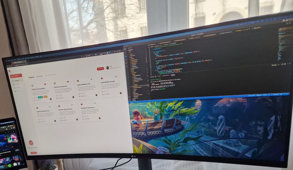 Monitor LG QHD ultrawide 35 inch curbat 90hz