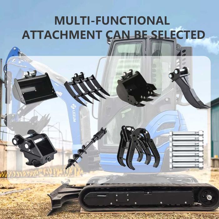 LEZUM DY25U Mini excavator chinezesc nou, vânzare directă din fabrică