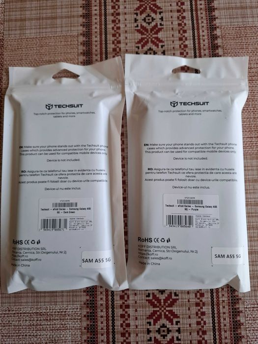 Husa Samsung Galaxy A55 5G - Techsuit eFold Series, verde