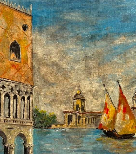 Vand tablou "Peisaj marin venetian"