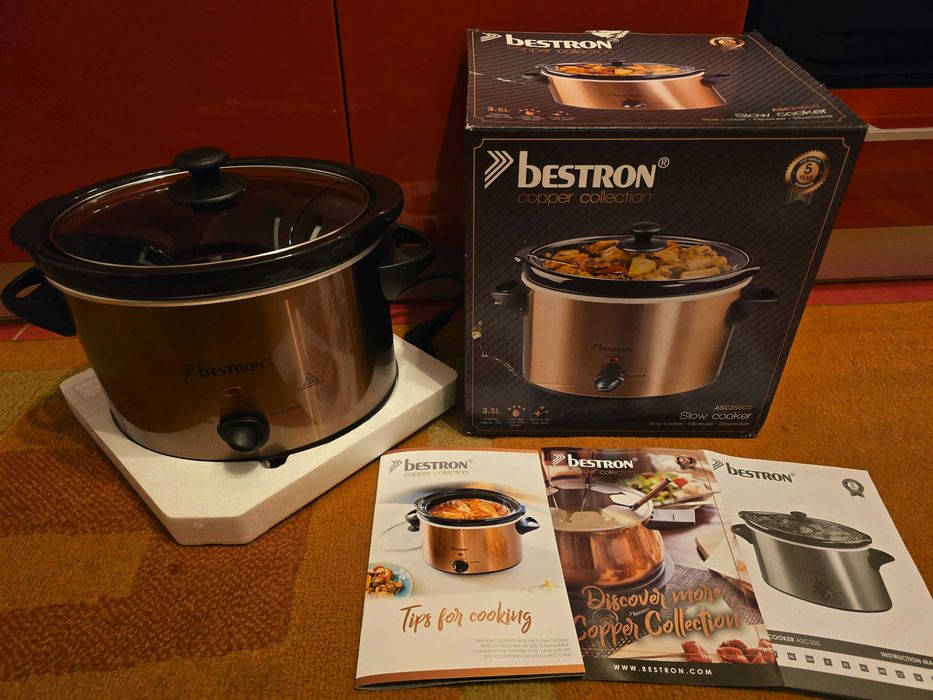 Slow Cooker Bestron ASC350 - Oala Gatit Lent Ceramica, Noua Nefolosita