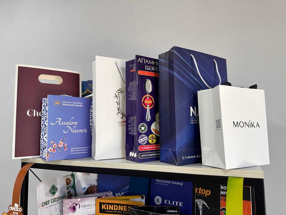 KARTON PAKET Brendingiz tushirilgan A4 KARTON PAKETLAR