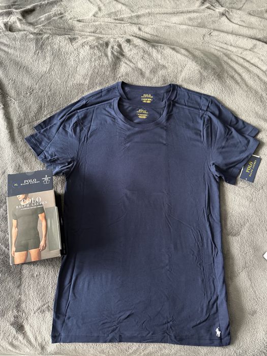 Polo Ralph Lauren set 2 tricouri bleumarin cu logo brodat XL noi