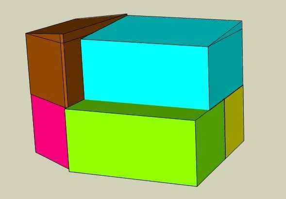 Метална конструкция за двуетажна къща, преместваема