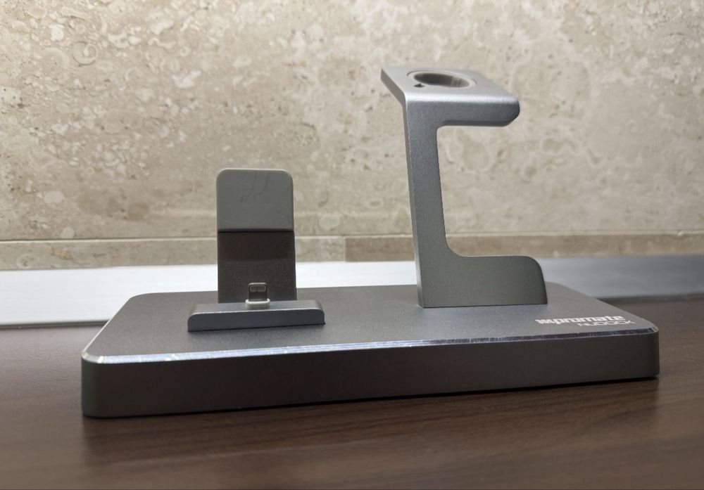 Dock Promate 3 în 1 - iPhone (lightning) & Apple Watch