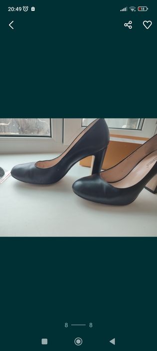 Туфли кожаные 39