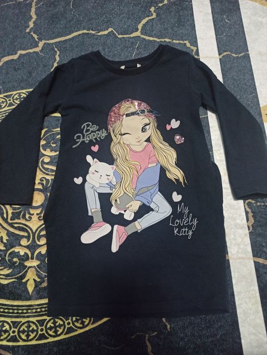 Детски туники 98-110 ,и Детска офиц. Рокля 8-9 год.