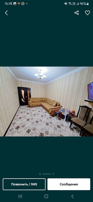 ‼️‼️СРОЧНО СВОЯ...С мебелью..Дустлик1.   2х ком-ая квартира,Зайти жить