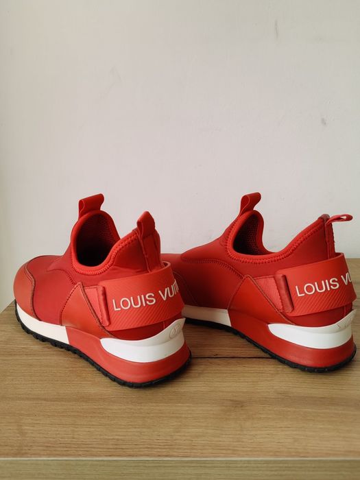 LOUIS VUITTON  Slip-On червени дамски маратонки без връзки, 39 номер