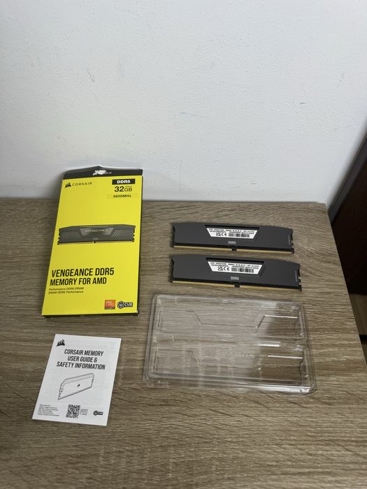 Corsair VENGEANCE,32GB(2x16GB), DDR5, AMD EXPO, 5600MT/s, CL36