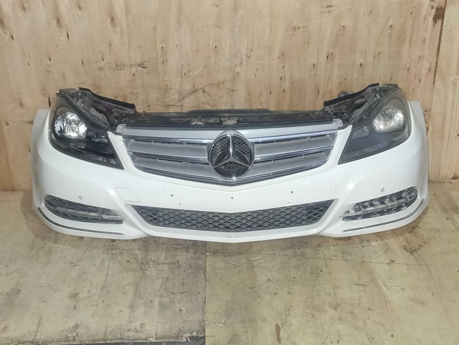 Ноускат W204 Рест Mercedes C-class 11-15г Мерседес С класс фары бампер