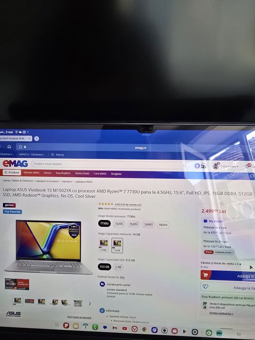 Asus vivobook 15 m1502ya