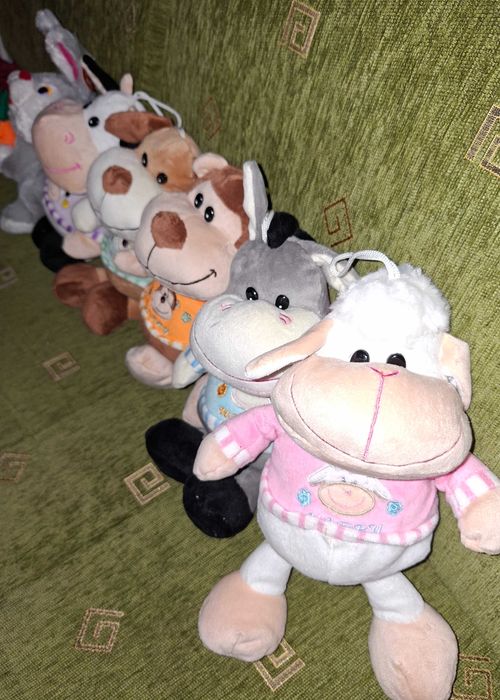 Детски плюшени играчки 6 бр.за 20€