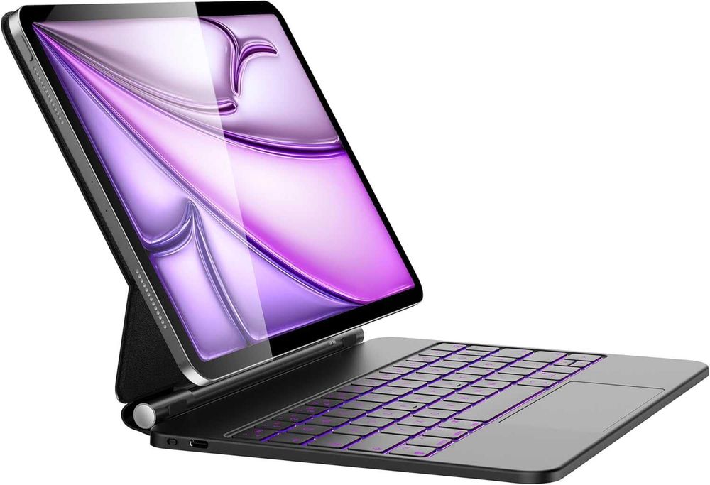 Калъф с клавиатура за iPad Air 13,2024 (M2), iPad Pro 12.9,Гаранция