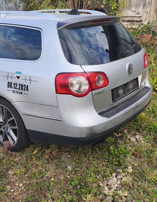 Bară spate gri LA7W Volkswagen Passat B6 break variant