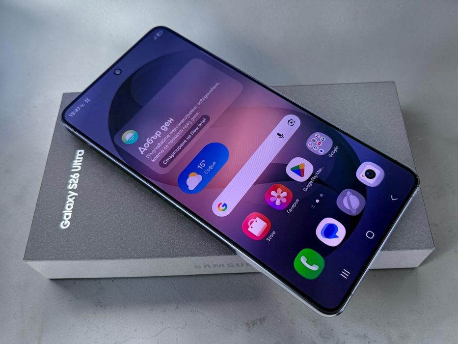Samsung Galaxy S26 Ultra 5G 512GB 12RAM Black 100% Батерия! 2г. Гаранция!
