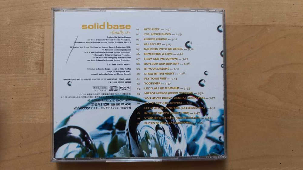 Cd Album Solid Base - Finally +3