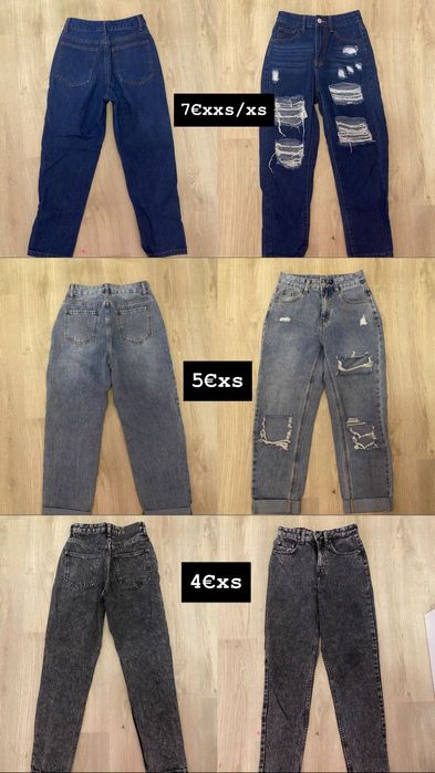 Дамски дънки-ххс/хс/с размери