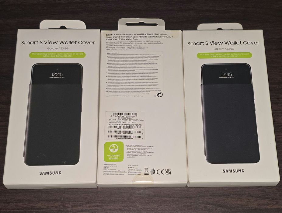 Husa flip smart activa originala Samsung Smart S View Wallet Cover A53