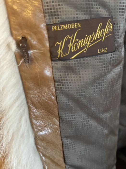 Haina/blanita naturala eleganta vulpe polara