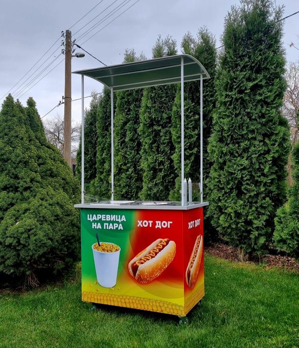 НОВА комбинирана количка за царевица на пара и хот-дог на ГАЗ