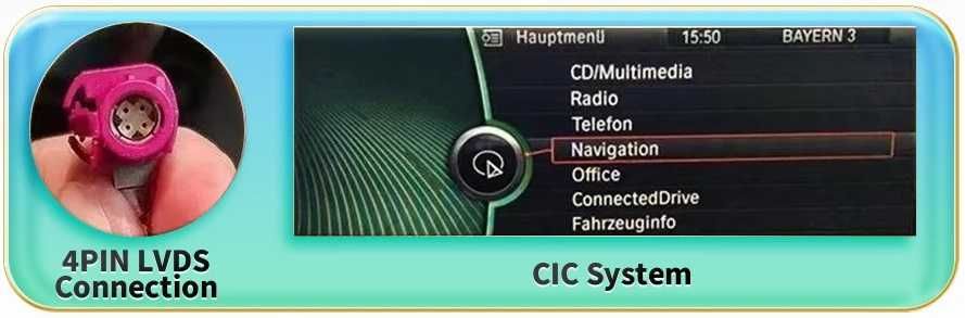 BMW 5-series F10/ F11 мултимедия GPS навигация