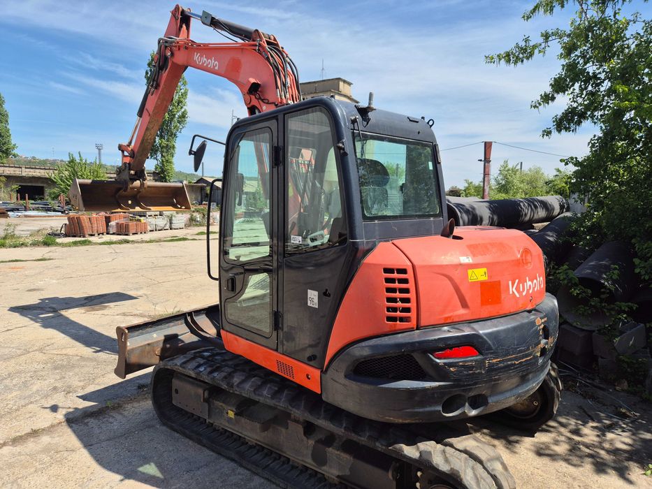 Miniexcavator Kubota 8,3 tone Kx 080-4a 2017