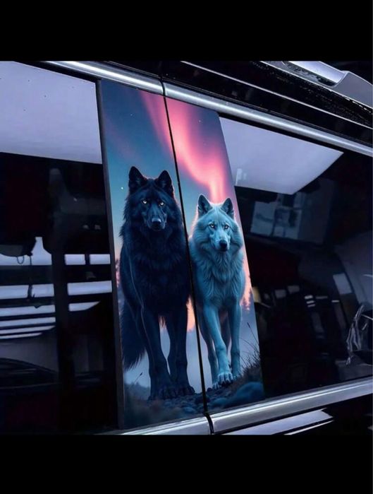 Водоустойчиви стикери за кола-2 бр. Комплект