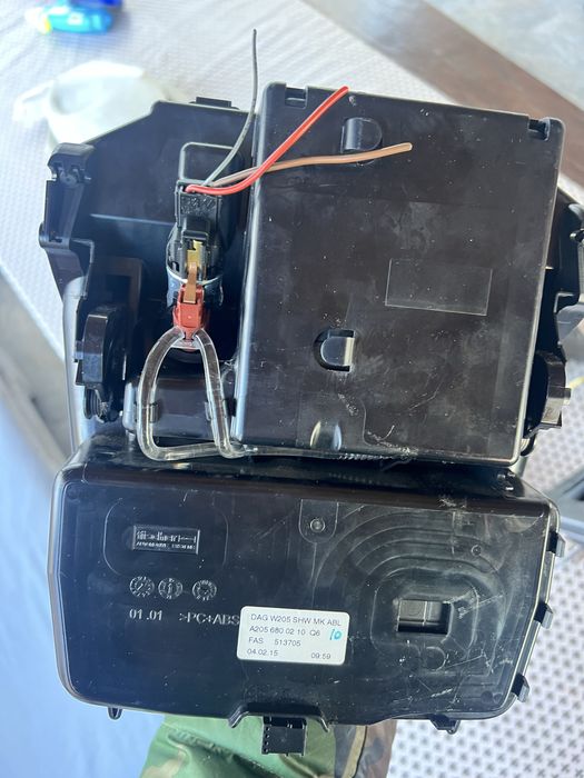 Consola centrala c class coupe