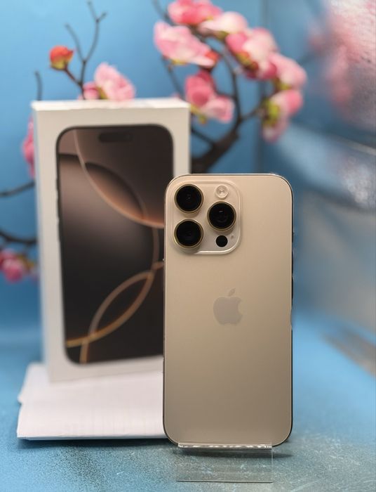 ГАРАНЦИОНЕН!!! Apple iPhone 16 Pro, 128GB, 5G, Desert Titanium