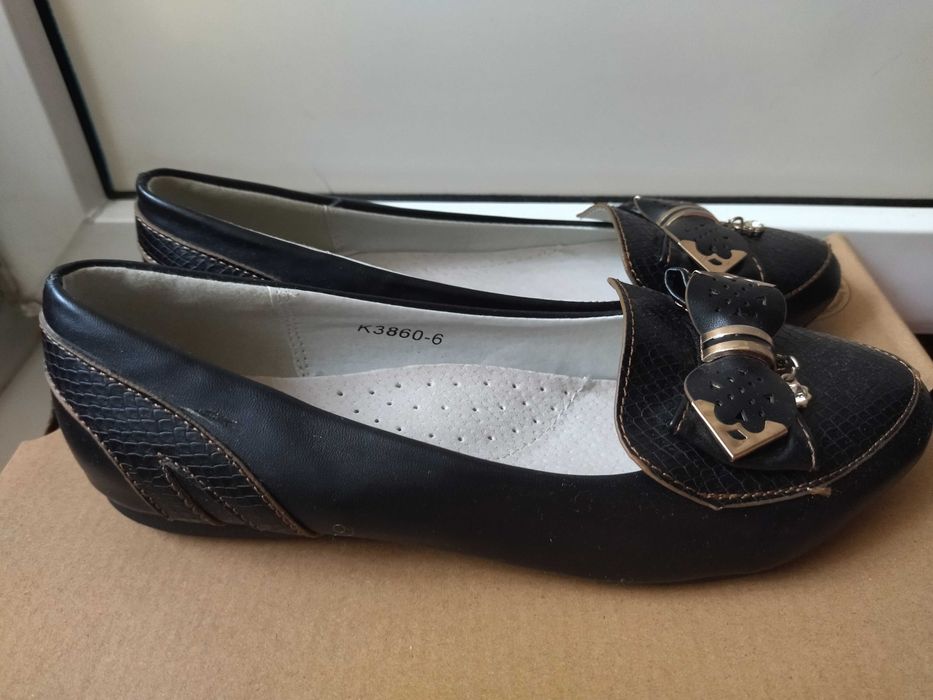 Туфли-лоферы, размер 35