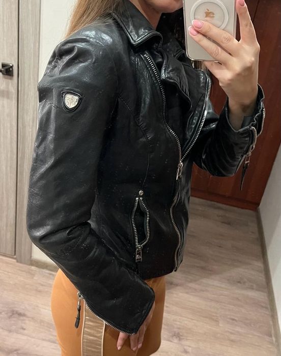 Натуральная кожаная куртка