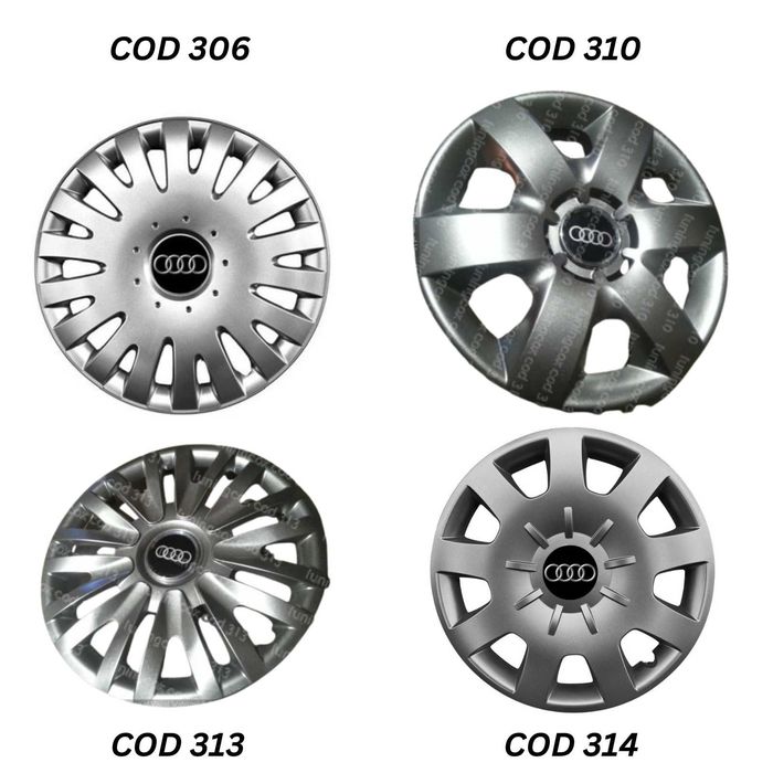 Capace roti R15 Audi diverse modele, pentru jante de tabla