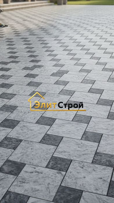 Брусчатка с мраморным эффектом
