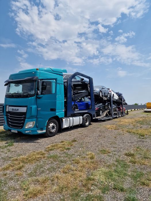 Remorca Transportor Auto LOHR / Transportor Auto DAF XF 2017 Euro 6